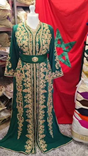 Caftano marocchino nuovo foderato