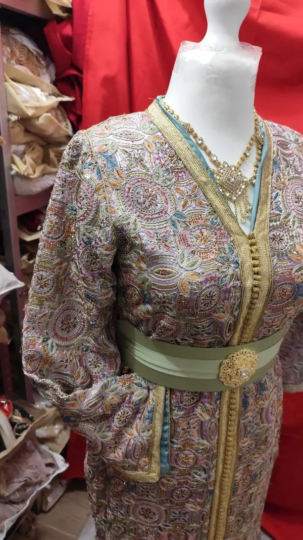 caftan marocain d occasion doublé sirène — photo 14
