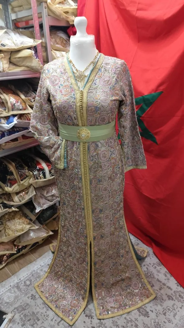 caftan marocain d occasion doublé sirène — photo 13
