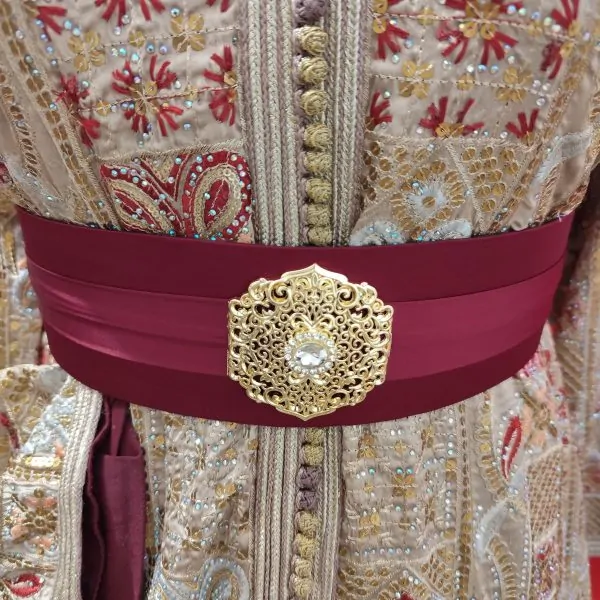 Fabric belt – Adjustable & ideal for Moroccan caftans