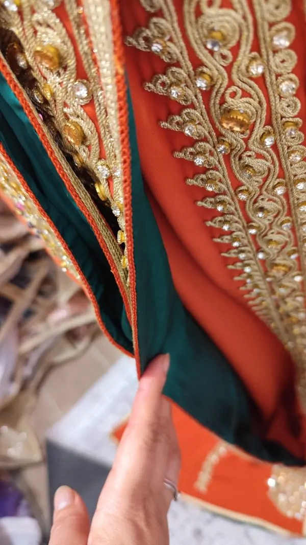 caftan marocain neuf doublé grande taille 75cm — photo 12