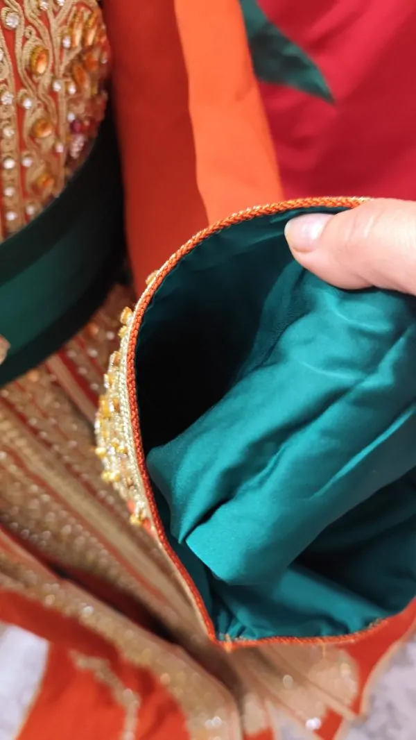 caftan marocain neuf doublé grande taille 75cm — photo 4