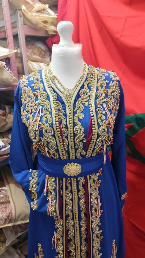 caftan marocain neuf doublé — photo 9