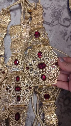 Cintura tradizionale marocchina nuova – Regolabile e acciaio inox dorato