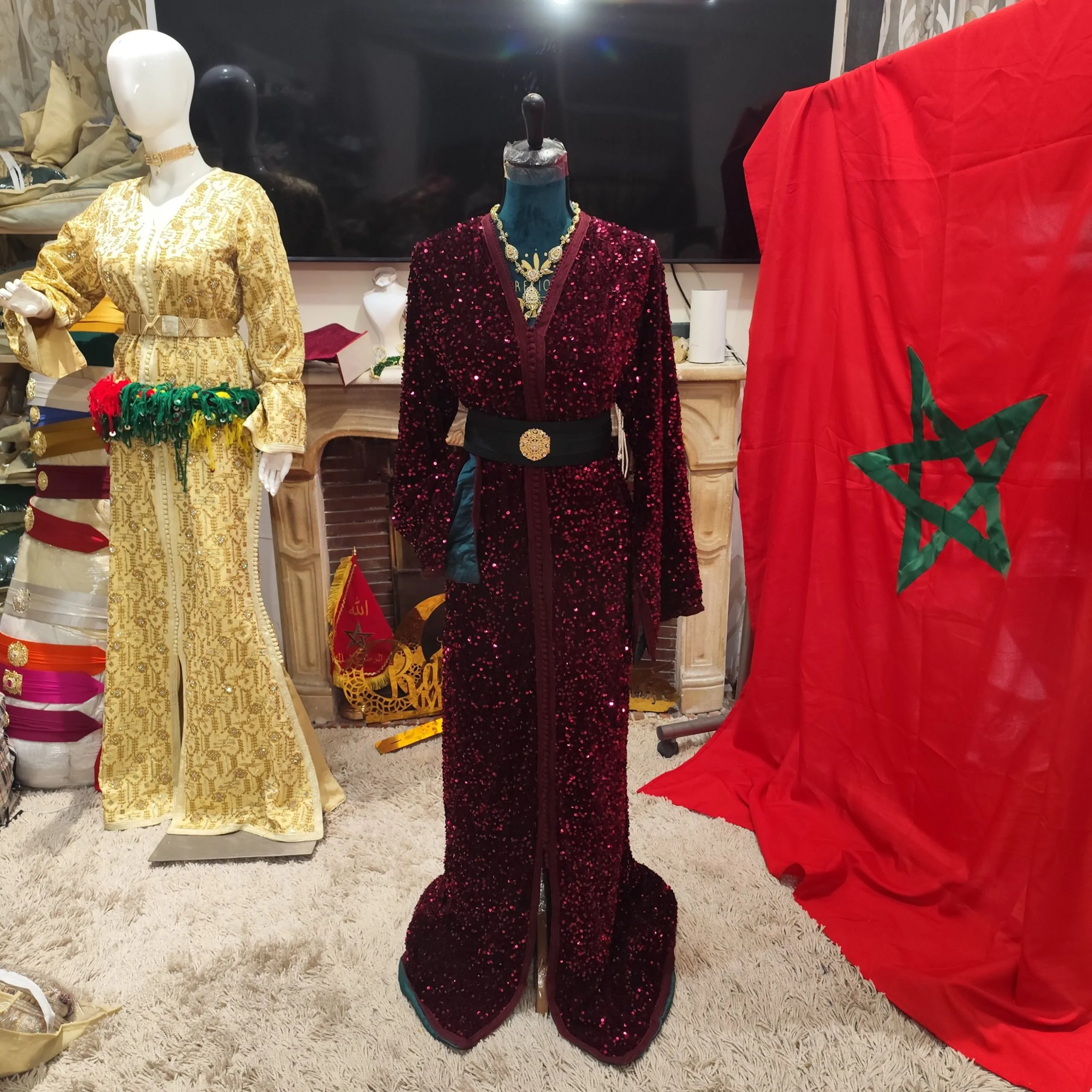 caftan marocain neuf doublé