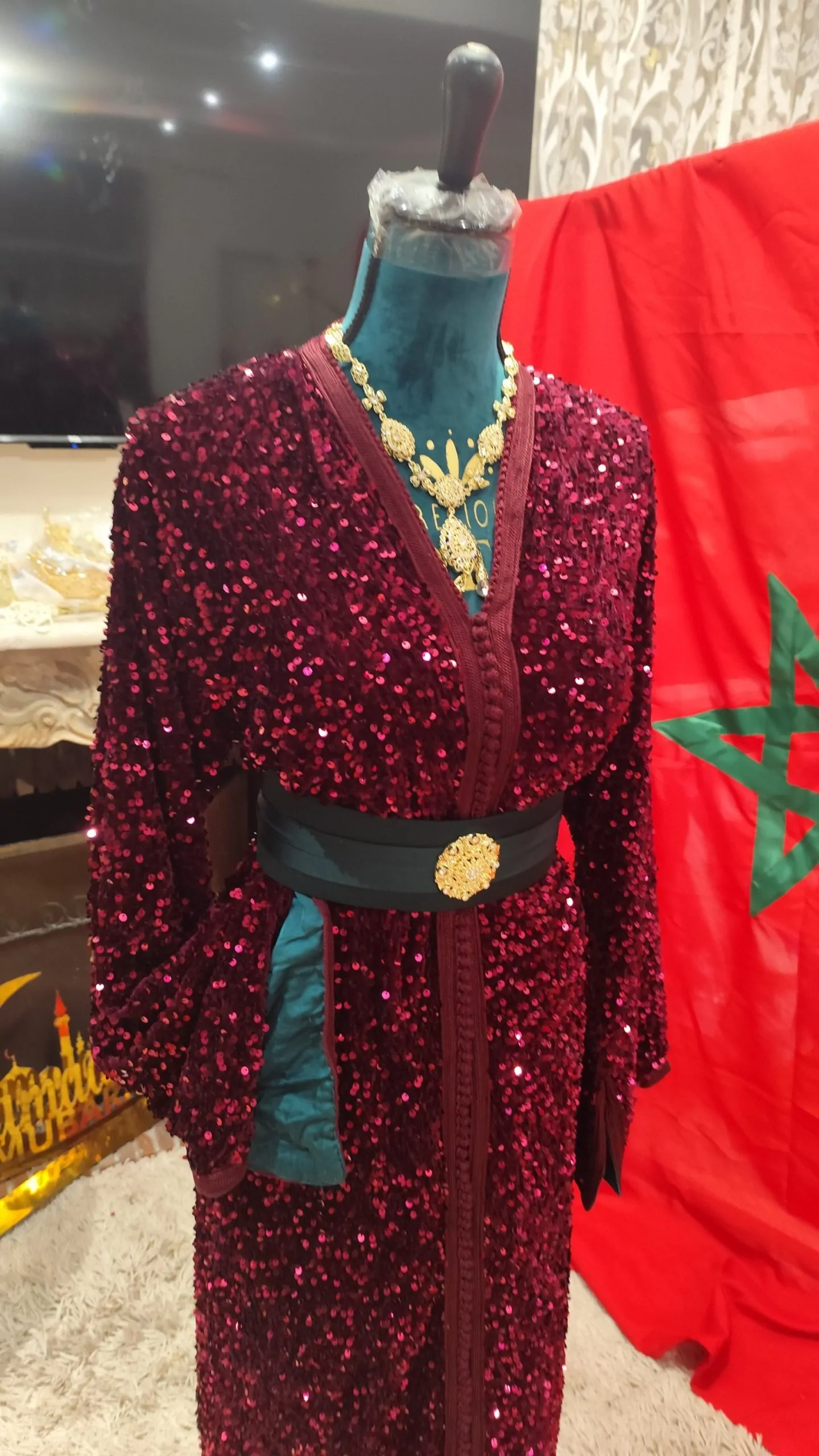 caftan marocain neuf doublé – Image 3