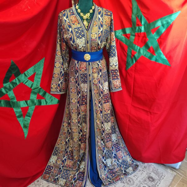 caftan marocain d occasion avec ceinture