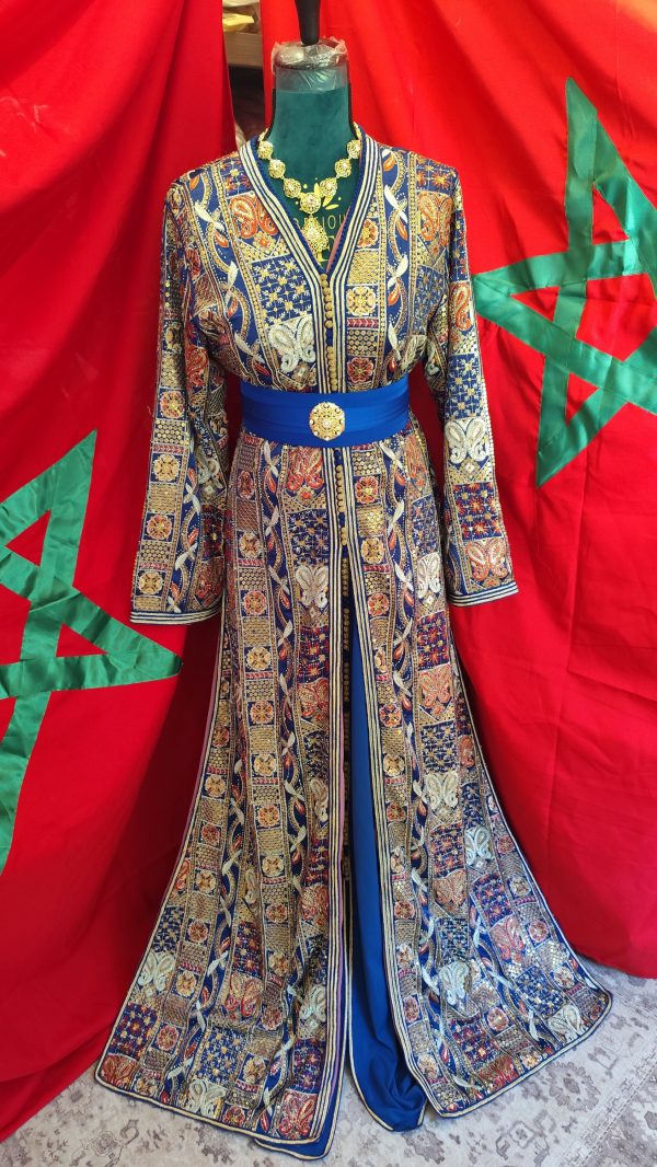 caftan marocain d occasion avec ceinture — photo 8