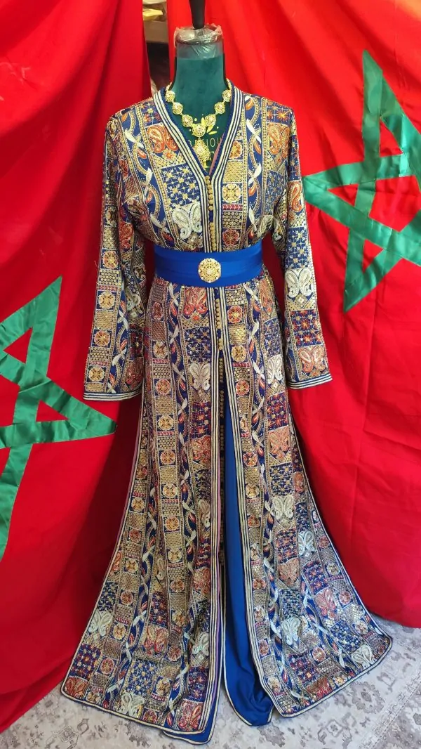 قفطان مغربي مستعمل مع حزام — photo 8