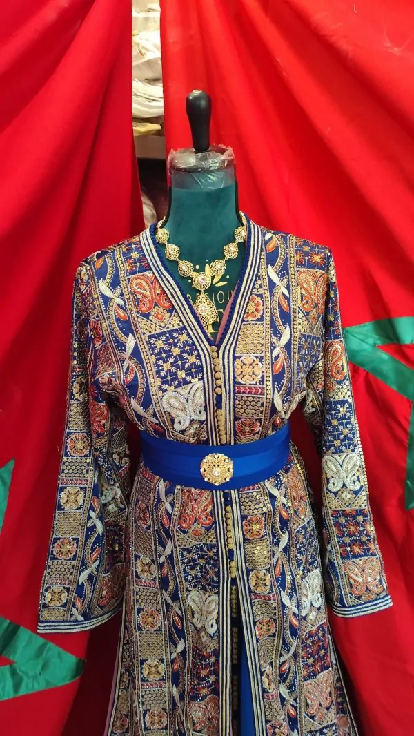 قفطان مغربي مستعمل مع حزام — photo 9