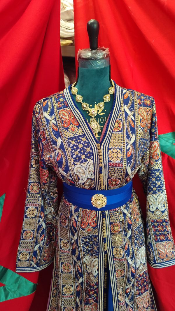 caftan marocain d occasion avec ceinture — photo 7