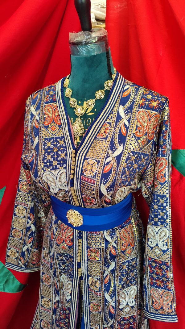 caftan marocain d occasion avec ceinture — photo 5