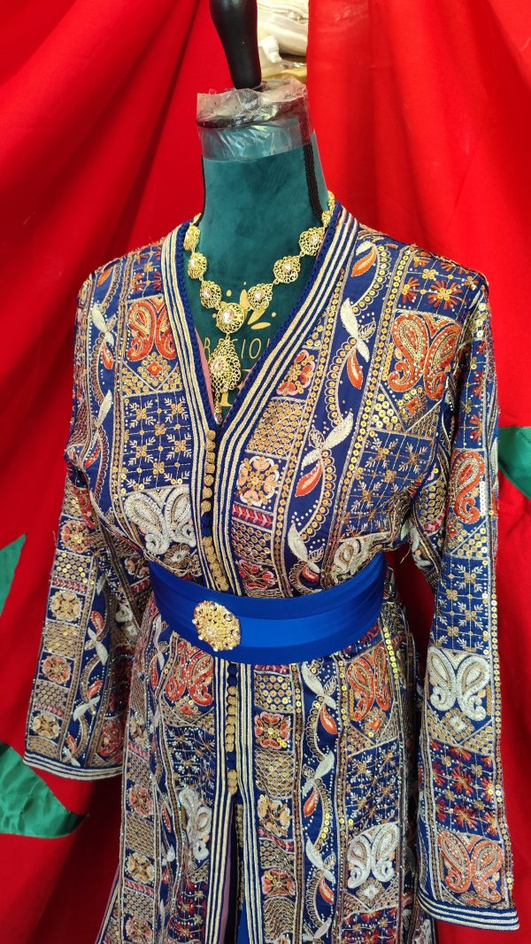 caftan marocain d occasion avec ceinture — photo 10