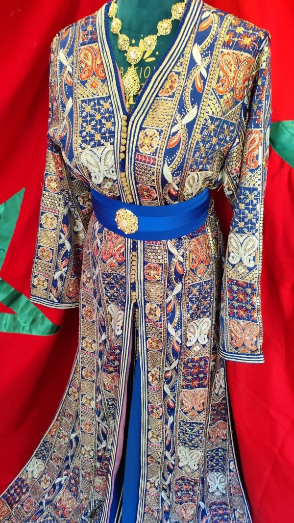 قفطان مغربي مستعمل مع حزام — photo 3