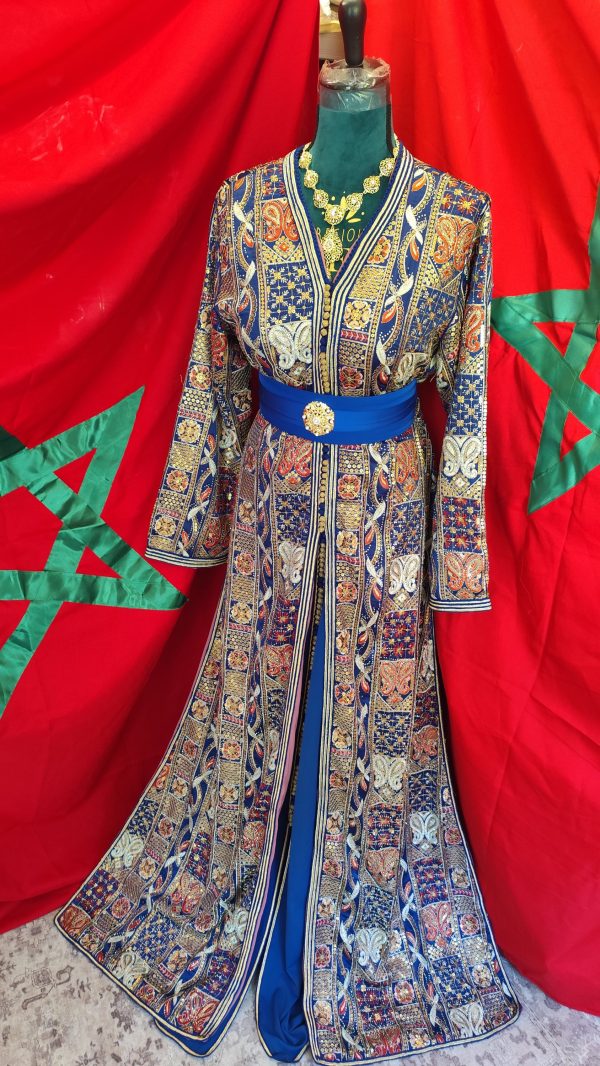 caftan marocain d occasion avec ceinture — photo 2