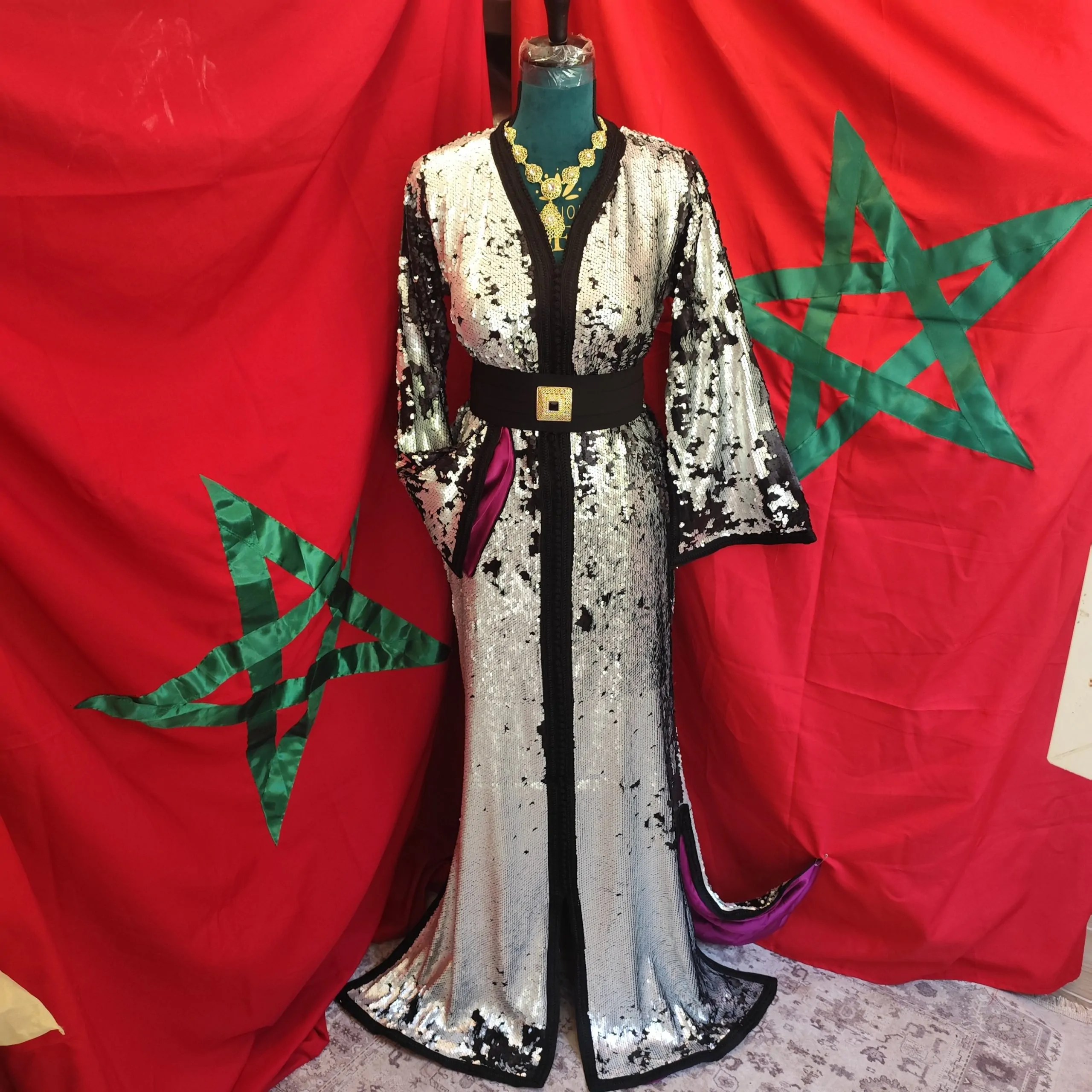 caftan marocain neuf doublé – Image 9