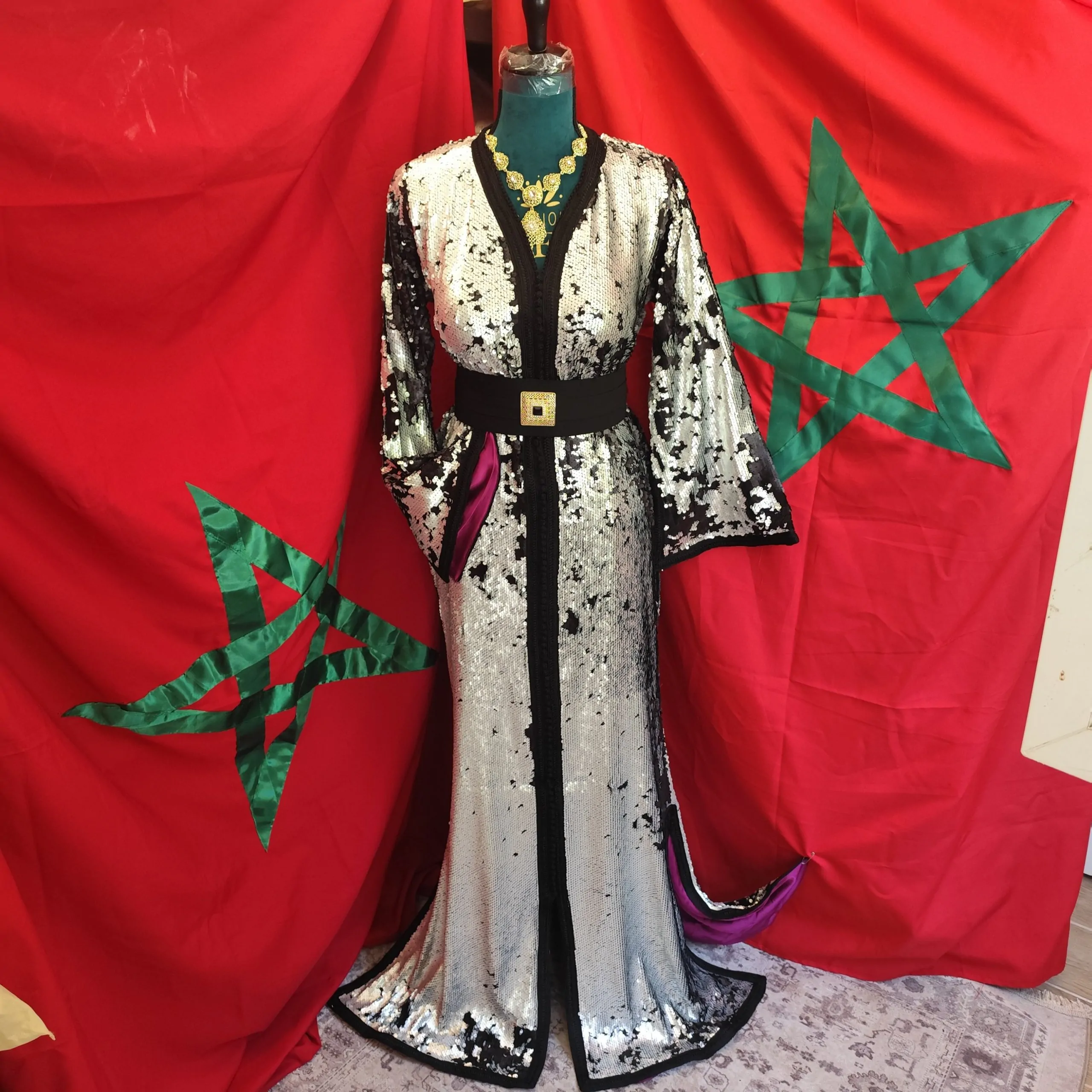 caftan marocain neuf doublé