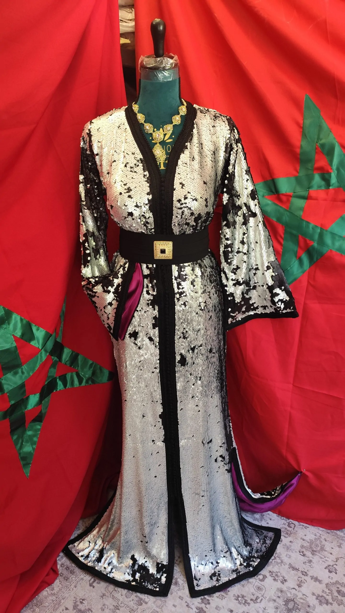 caftan marocain neuf doublé – Image 3