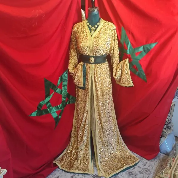 caftan marocain neuf doublé — photo 9