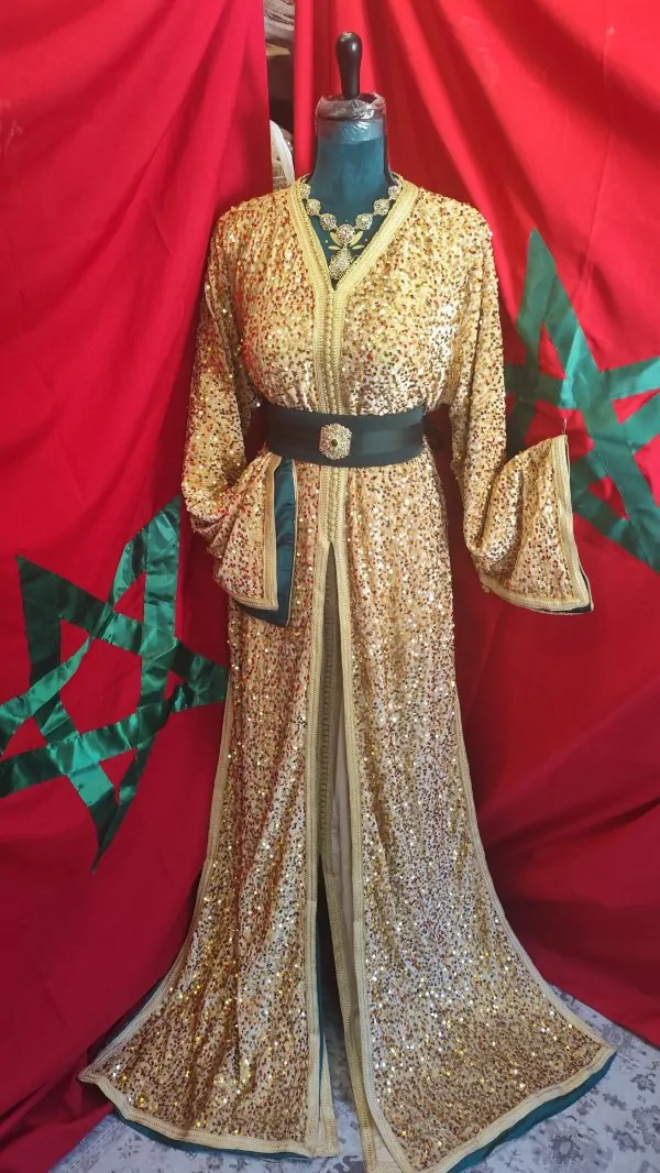caftan marocain neuf doublé — photo 7