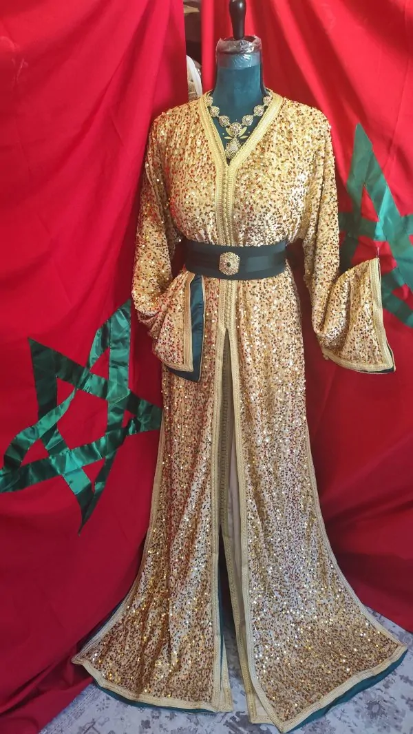 caftan marocain neuf doublé — photo 6