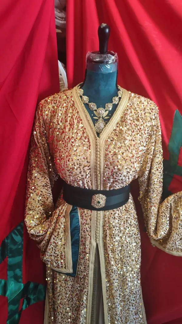 caftan marocain neuf doublé — photo 3