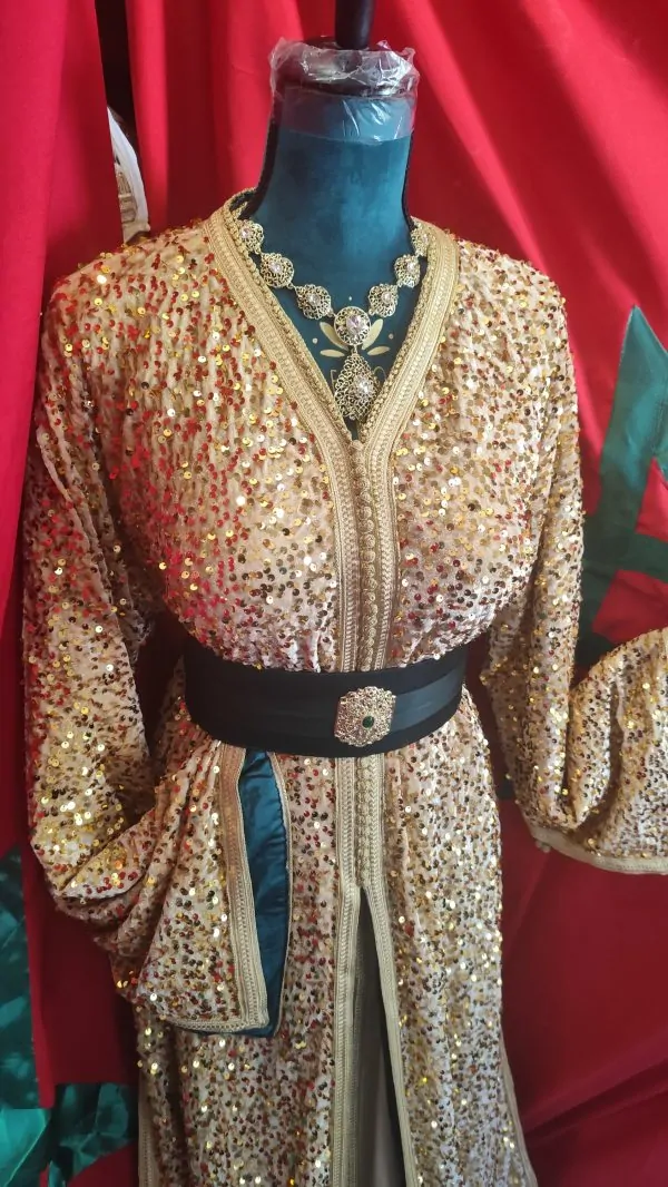 caftan marocain neuf doublé — photo 5