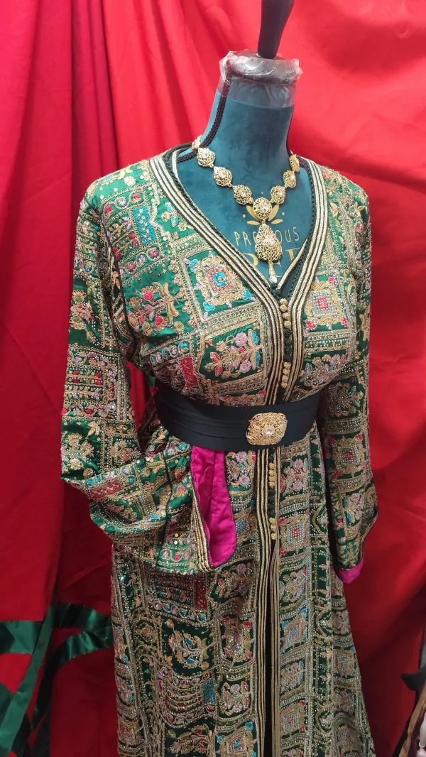caftan marocain d occasion doublé — photo 14