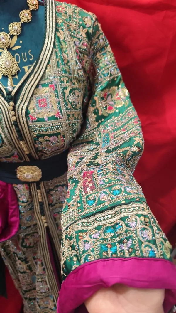 caftan marocain d occasion doublé — photo 3
