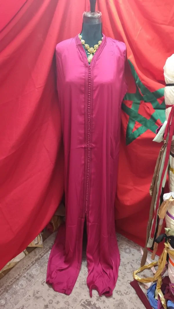 Caftano marocchino nuovo, taglia forte, paillettes — photo 9