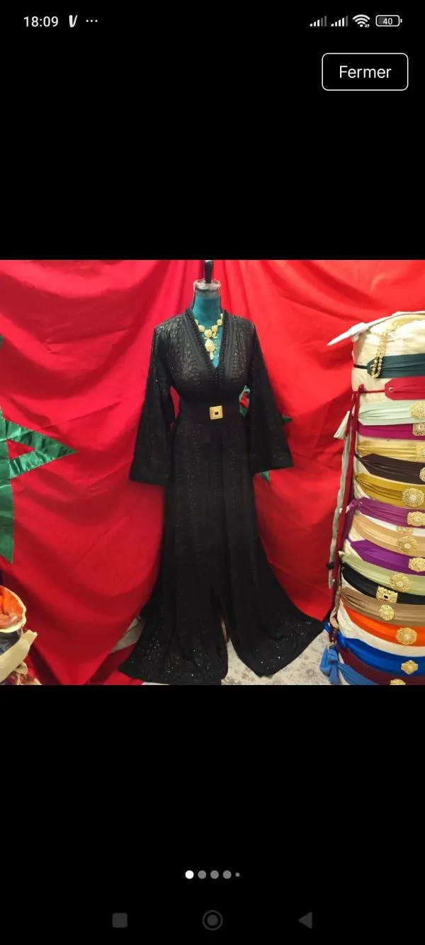 caftan marocain neuf sari