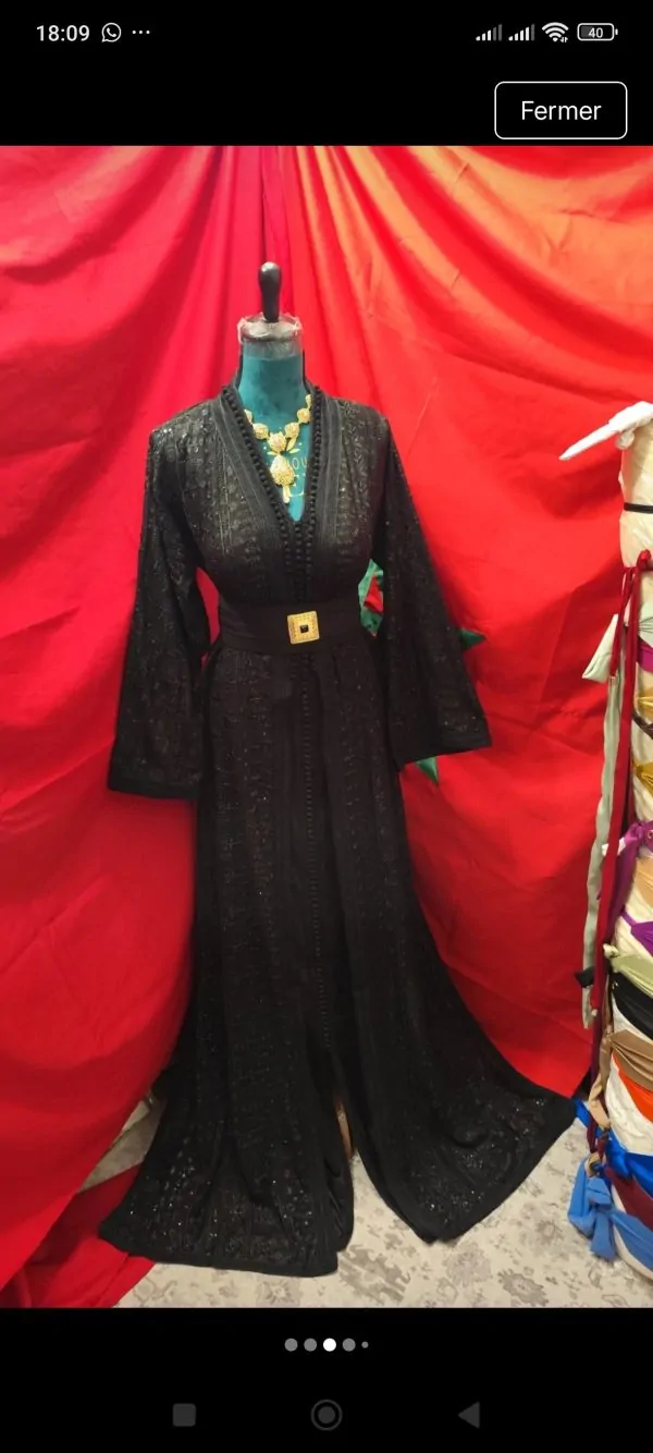 caftan marocain neuf sari — photo 2