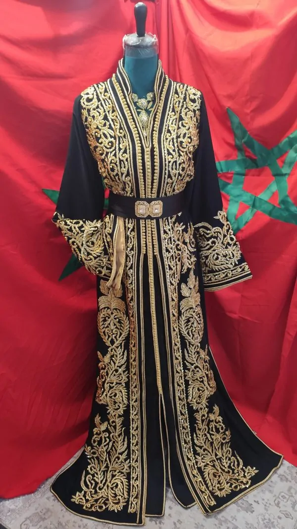 Neuer gefütterter marokkanischer Kaftan — photo 2