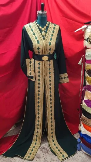 قفطان مغربي جديد مع حزام