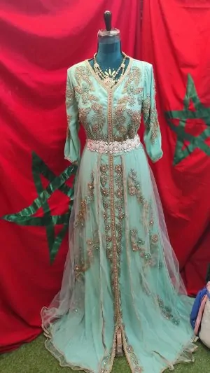 Gebrauchter marokkanischer Kaftan