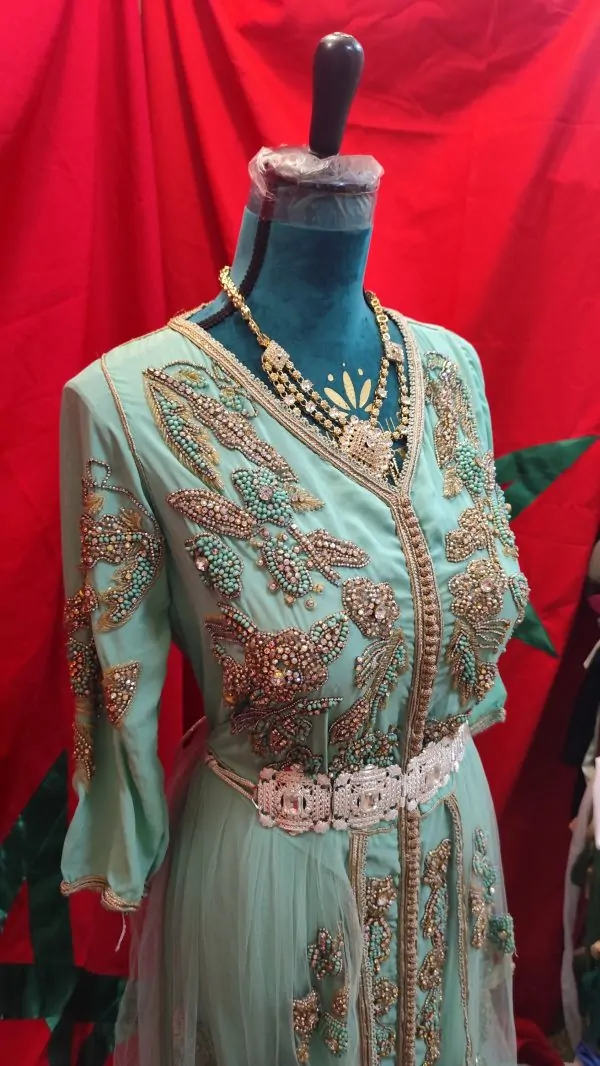 Gebrauchter marokkanischer Kaftan — photo 3