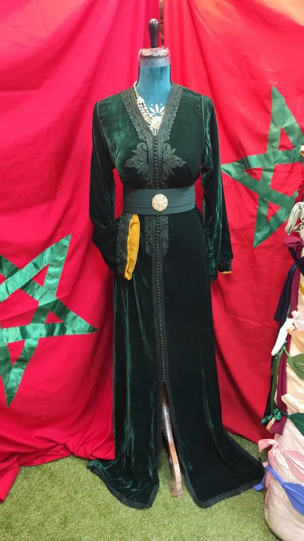 Gebrauchter marokkanischer Kaftan — photo 5