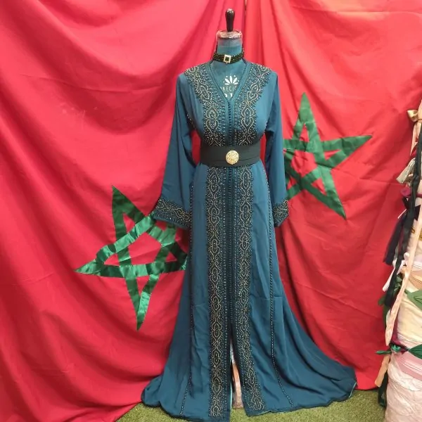 Neuer gefütterter marokkanischer Kaftan — photo 9