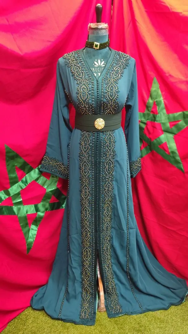 Neuer gefütterter marokkanischer Kaftan — photo 8