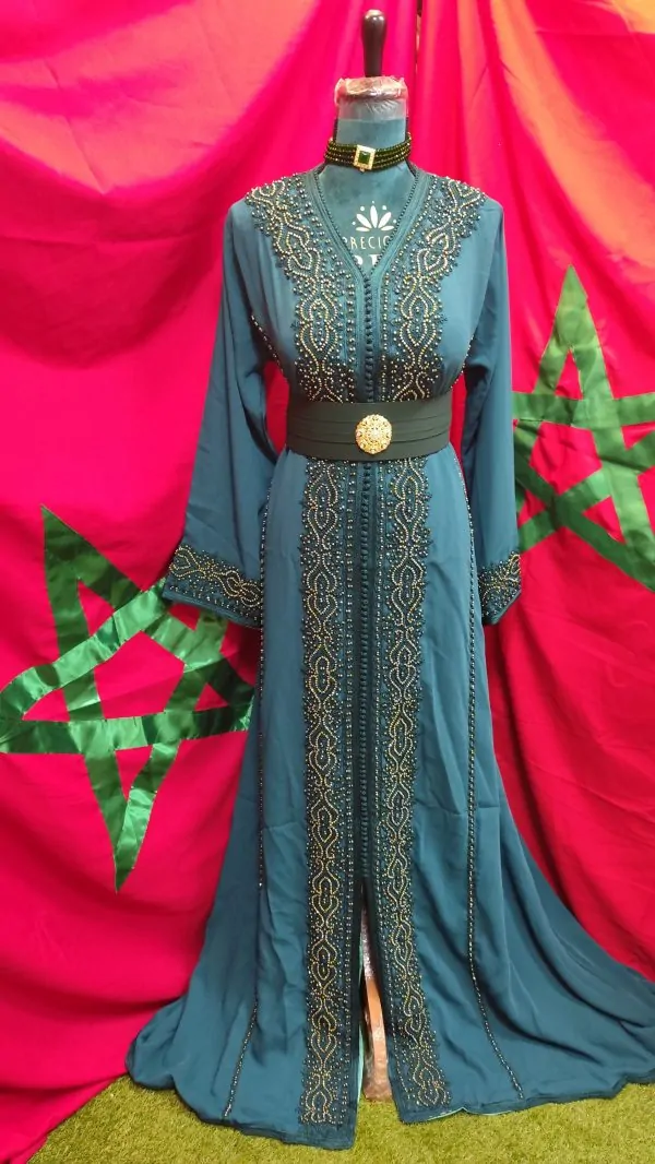 Neuer gefütterter marokkanischer Kaftan — photo 2
