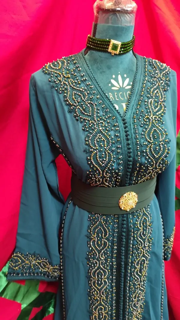 Neuer gefütterter marokkanischer Kaftan — photo 6