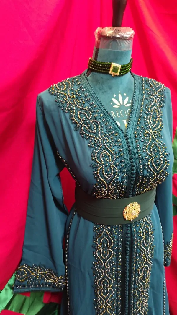 Neuer gefütterter marokkanischer Kaftan — photo 4