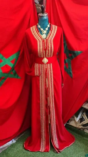 Gebrauchter marokkanischer Kaftan