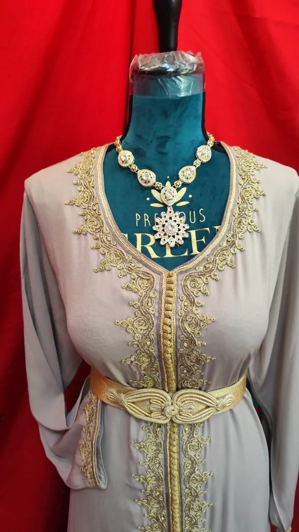 caftan marocain grande taille d'occasion — photo 5
