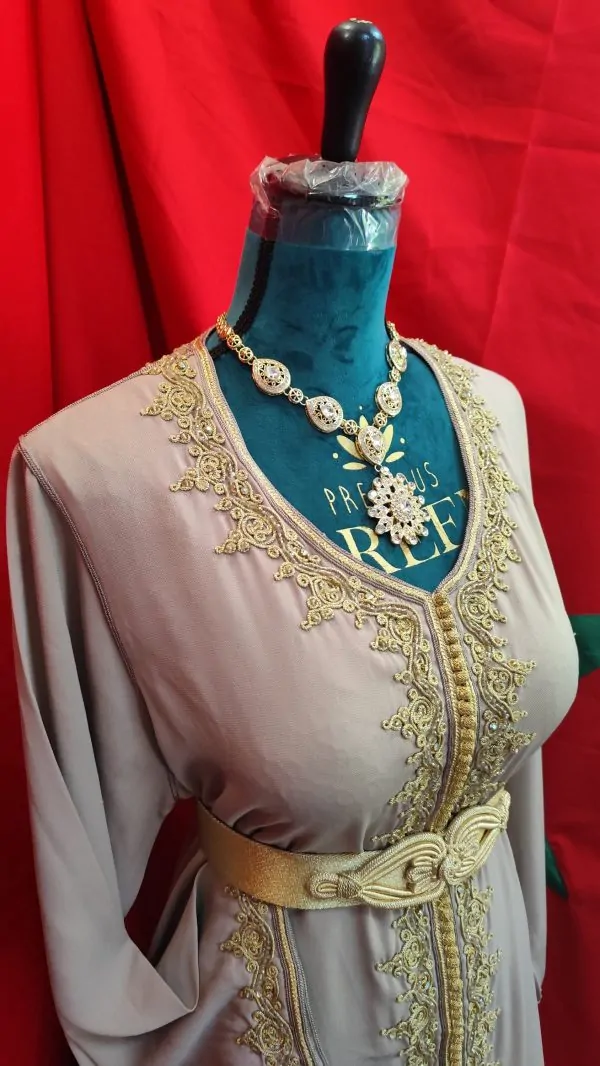 caftan marocain grande taille d'occasion — photo 6