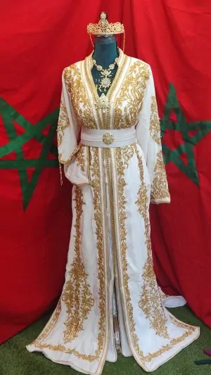 قفطان مغربي جديد مبطن