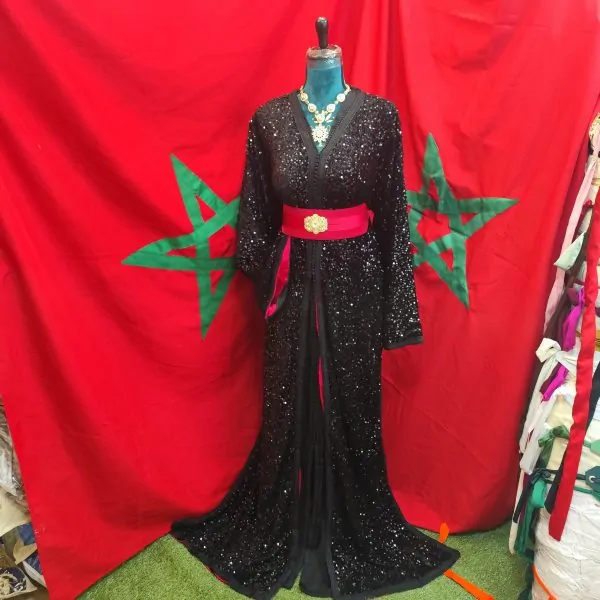 caftan marocain neuf grande taille doublé — photo 9