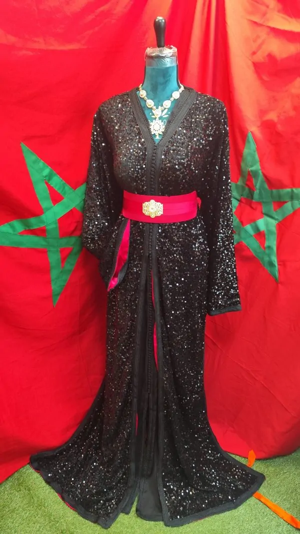 caftan marocain neuf grande taille doublé — photo 2