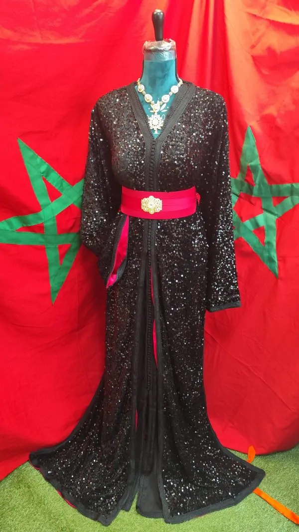 caftan marocain neuf grande taille doublé — photo 7