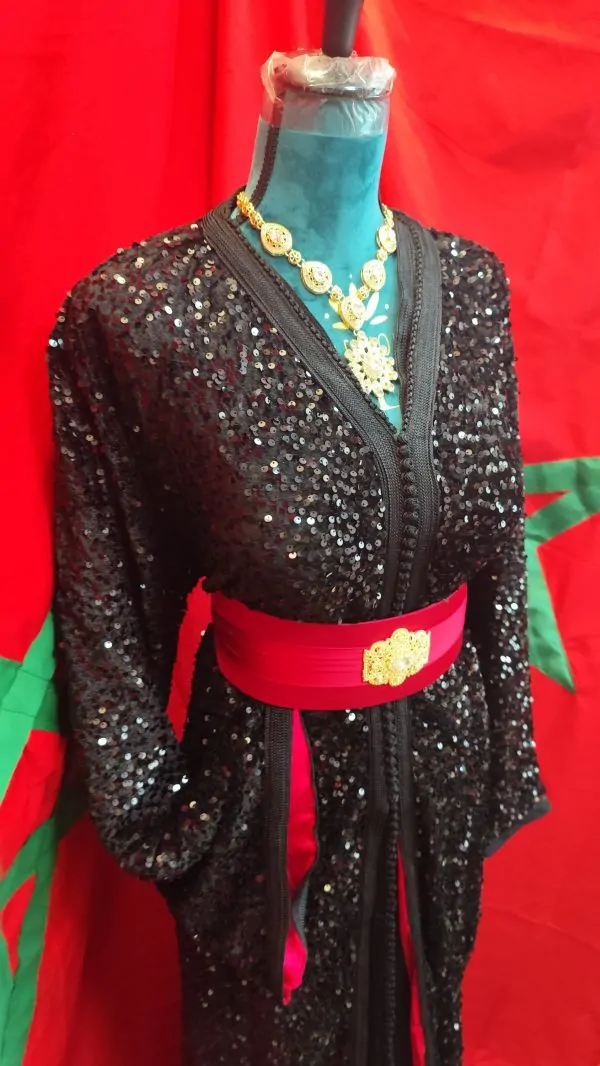 caftan marocain neuf grande taille doublé — photo 4